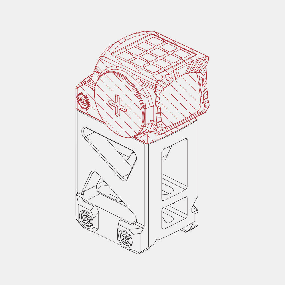 Micro Red Dot Picatinny Mount 57.5mm
